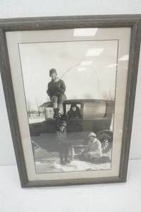 Framed Photo Print. Ford Model T 18x 25.5