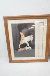 Framed Art Print Sarah by Nancy Noel 25.5x29