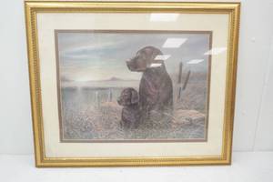Framed Art Print Inherited Loyalty by Ruane Manning 25x31