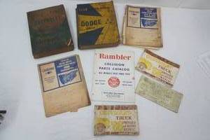 Vintage Car Manuals and Parts Catalogs
