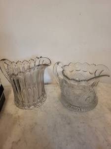 Crystal Cut Glass Vases (Lot of 2)