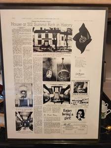 St. Paul Sunday Pioneer Press - House at 312 Summit Rich in History - 1966 Front Page