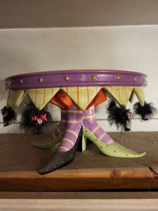 Circus Carousel Tabletop cake stand - Hand-Painted Decorative Figurine
