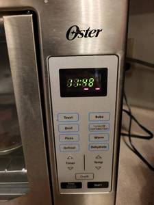 Oster Countertop Convection Oven - Toast, Bake, Broil, Warm, Defrost & Pizza
