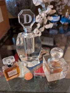 Chanel No. 19 Parfum Crystal Decanter with Octagonal Stopper