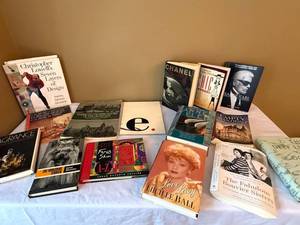 Mixed Books Lot Design Fashion Biography Decor Hardcover Paperback