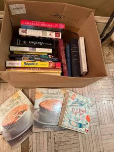 Mixed Cookbook & Lifestyle Book Lot Marshall Fields Martha Stewart