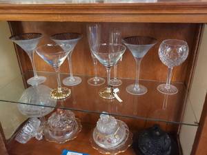 Lot Including Waterford and St. John Home Stemware Glasses Assorted