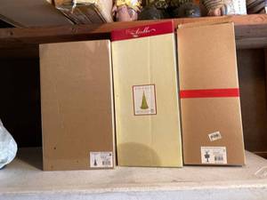 Department 56 Christmas Decor Lot 3 Caroler Tree Table Piece Boxed