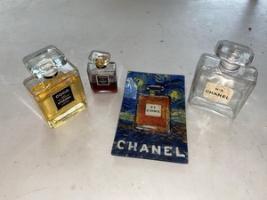 Chanel Perfume Bottle Decor Lot Coco Eau de Parfum & No. 5 Bottle