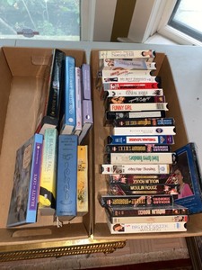 Mixed Books VHS DVD Lot Romance Classics Wedding Titles & Hardcovers