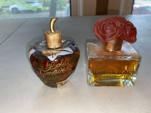 Lolita Lempicka & Mariella Burani Perfume Bottles Partial Fill Lot