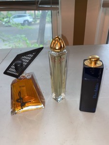 Designer Perfume Bottle Set Escada Sentiment Dior Addict BIBI Partial