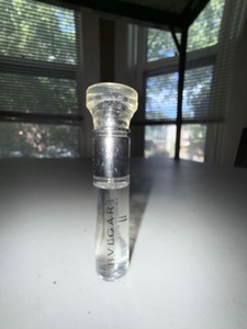 Bvlgari Pour Homme Mini Cologne Bottle Partial Full Glass 3.5in