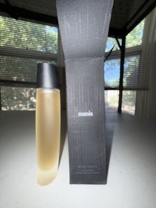 Giorgio Armani Mania Perfume Bottle w Box Partial Fill Frosted Glass