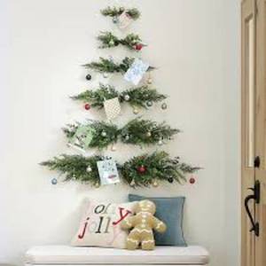 Lot including Grandin Road Wall Hanging Christmas Tree Item 165497 Open Box
