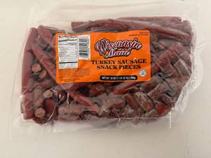 E. 1lb12oz Turkey Sausage Snack Pieces(Frozen)52029