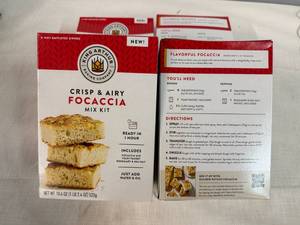 MM1. 4x King Arthur Focaccia Mix Kit