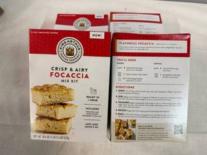 MM1. 4x King Arthur Focaccia Mix Kit