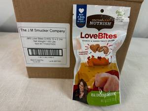 12x 2.2oz Nutrish Loves Bites-Cat Treats