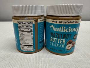 6x 13oz Nutlicious Hazelnut Butter Spread