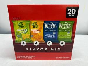 SSS. 20 Bags Flavor Mix Chips-Kettle & Late July