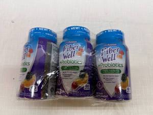 MM1. 3x 60 Gummies Fiber Well  Probiotics-112025