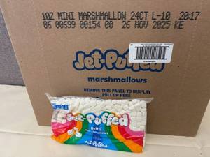 12x 10oz Jet Puffed Mini Marshmallows