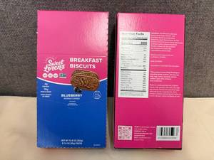 2x -1oz Sweet Lorenss Breakfast Biscuits-Blueberry