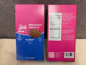 2x -1oz Sweet Lorenss Breakfast Biscuits-Blueberry