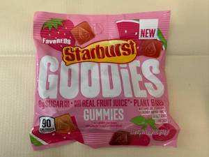 12x 1.8oz Bags Starburst Goodies Gummies