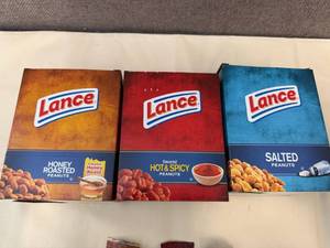 3 Boxes Lance Peanuts-See Photo for Variety