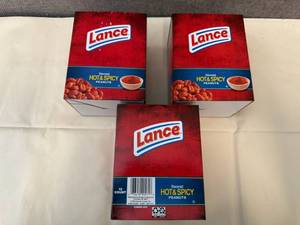 3 Box Lance Hot & Spicy Peanuts