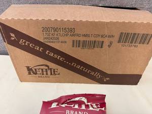 6x 1.7oz Kettle Chips Air Fried-Himalayan Salt