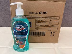 12x Wish Hand Soap-Cucumber Tropical Beach