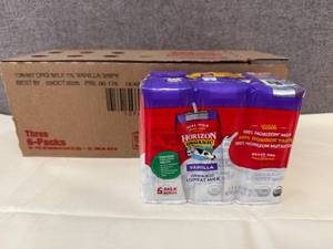 36pks Horizon Organic Shelf Stable Milk-Vanilla