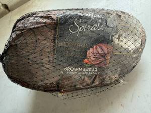 CC.8.5lbs Smithfield Spirals Smoked Ham-Brown Sugar Glaze Packet