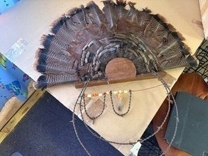 Turkey fan wall mount