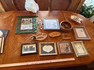 Assortment of picture frames
