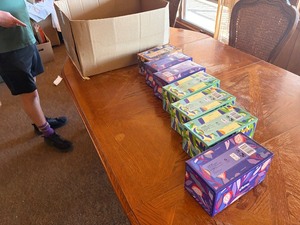 Boxes of Kleenex new