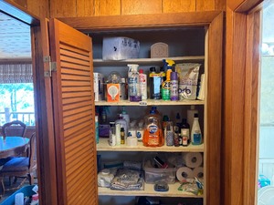 Contents of closet