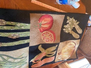 Kitchen Rug with vegetables