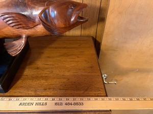 Hand Carved Walleye by local artist