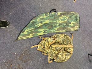 Camo Bow case and camo back pack