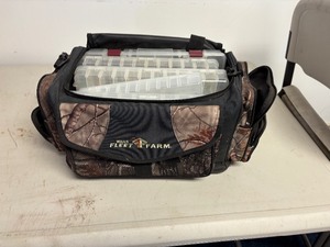 Tackle box with inserts and tackle