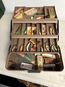 Vintage Tackle and Box