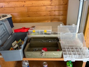 Fishing tackle and tackle boxes