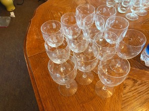 Princess House Crystal long stem and short stem