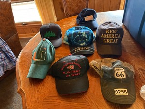 Collection of vintage ball caps