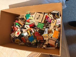 Large collection of vintage match books